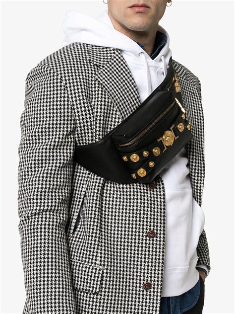 versace mens belt bag|Versace book bags for men.